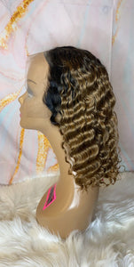 Frontal Lace Deep Wave and Kinky Curly Bobs