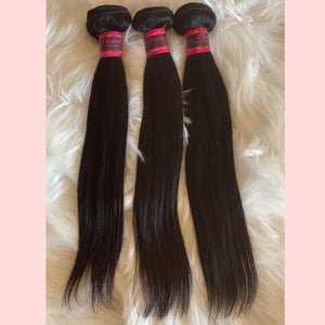 Set of three bundles Straight and Body wave