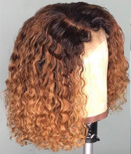 Load image into Gallery viewer, Frontal Lace Deep Wave and Kinky Curly Bobs

