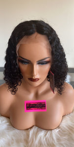Frontal Lace Deep Wave and Kinky Curly Bobs