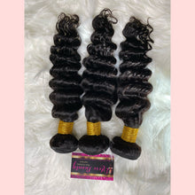Load image into Gallery viewer, Erlovebeauty 100% humain Hair Bundles
